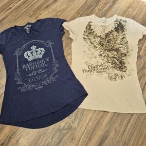 2 Ladies Tops Size Small Junior Fit